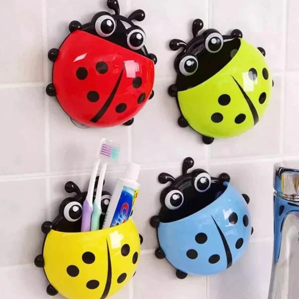 Ladybug Toothbrush Holder With Suction Cups at $18.97 from Truemartin