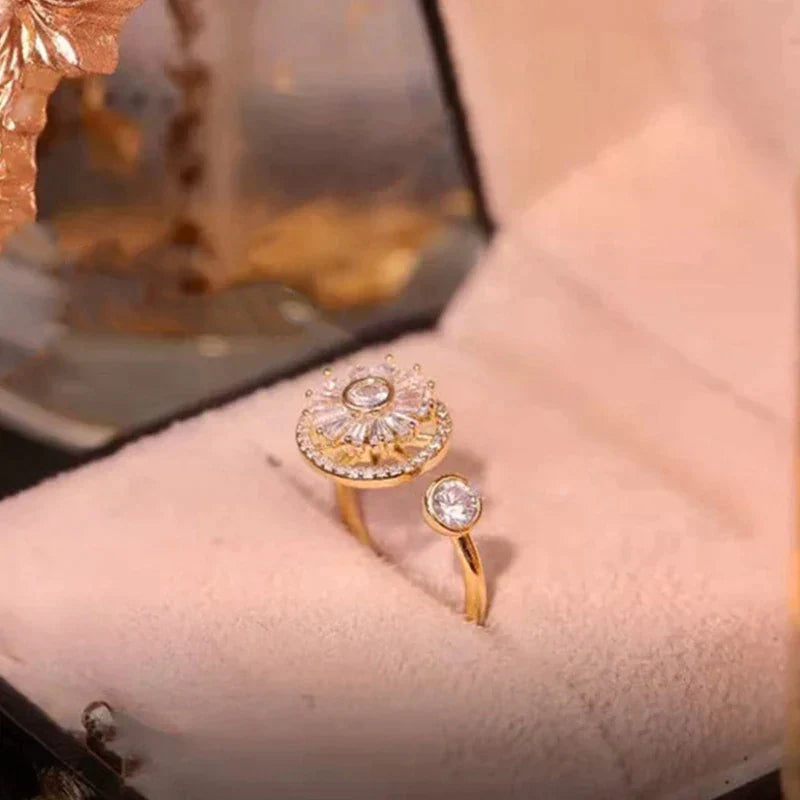 Blooming Flower Rotating Ring at $19.97 from Truemartin