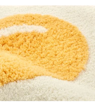 Fried Egg Rug at $39.97 from Truemartin