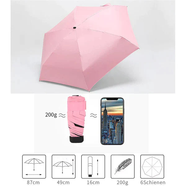 Folding Ultra Mini Pocket Umbrella at $24.97 from Truemartin