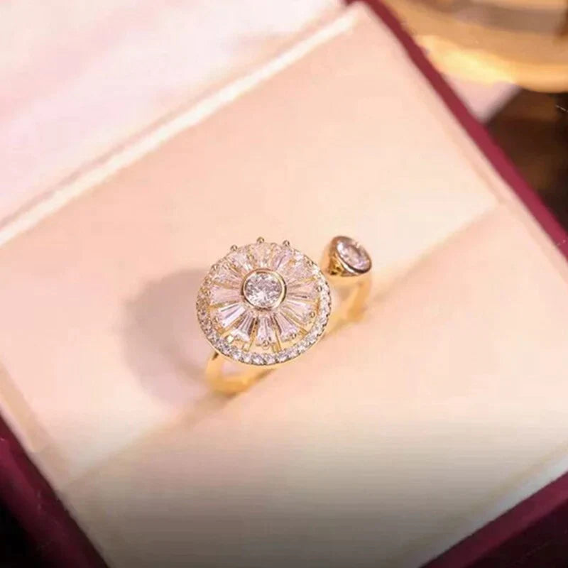 Blooming Flower Rotating Ring at $19.97 from Truemartin