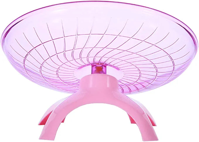 Hamster Flying Saucer Silent Running Exercise Wheel at $12.97 from Truemartin