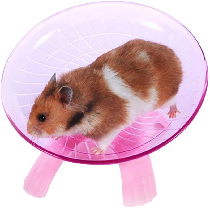 Hamster Flying Saucer Silent Running Exercise Wheel at $12.97 from Truemartin