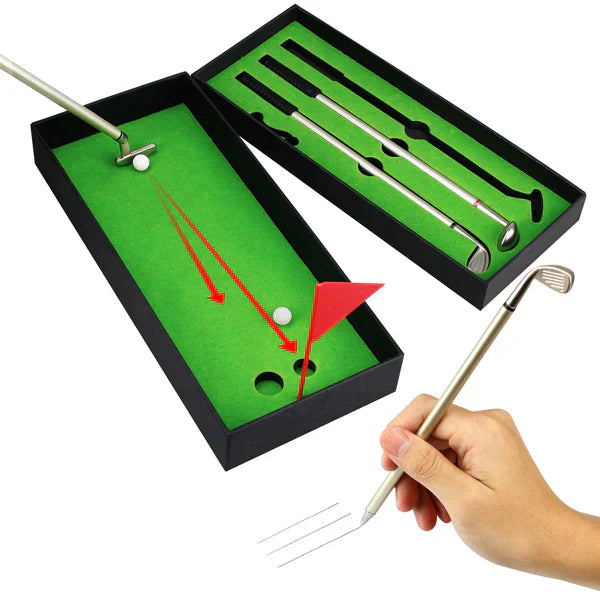 Golfing Calligraphy Pen Mini Game Set at $24.97 from Truemartin