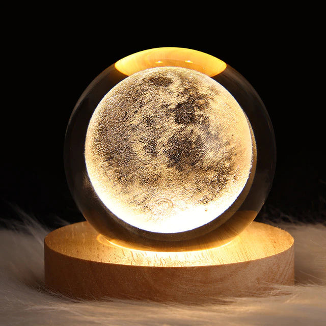 Glowing Planetary Galaxy Astronaut Crystal Ball Night Lights at $28.98 from Truemartin