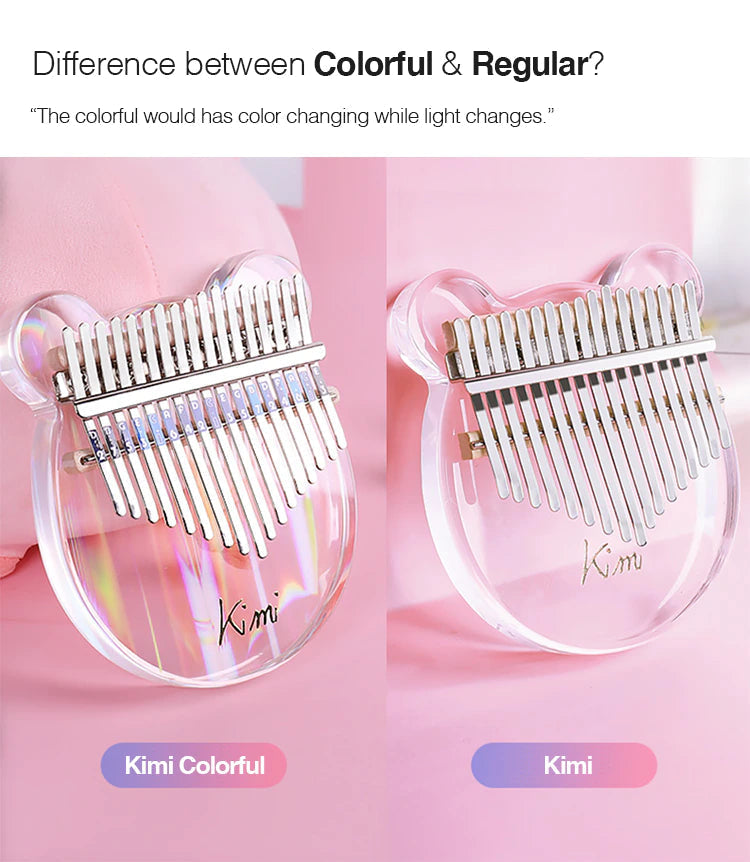 Kalimba 17 Key Thumb Piano High Quality transparent at $49.80 from Truemartin