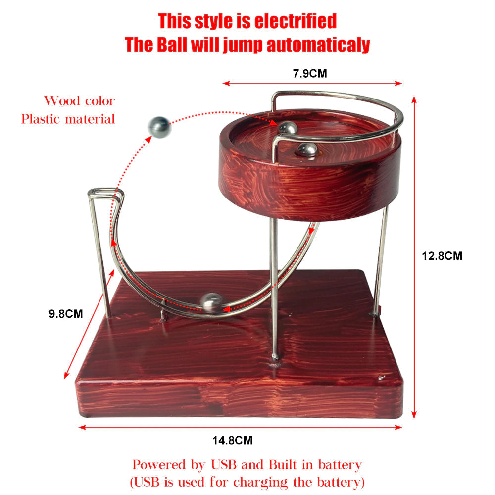 Kinetic Art Perpetual Marble/wood Machine at $44.47 from Truemartin