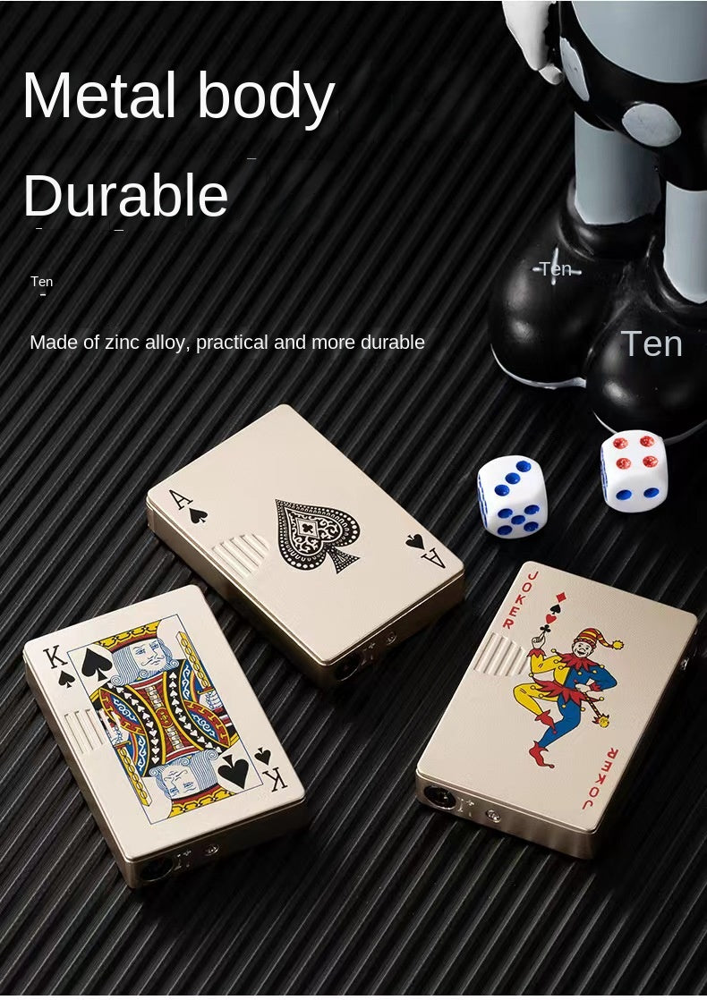 Metal Playing Card Lighter at $14.97 from Truemartin