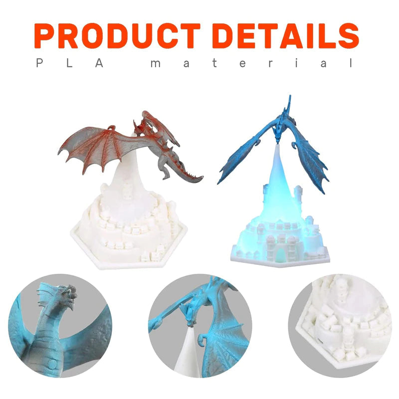 Volcano Dragon Lamps Christmas Decorations 3D at $38.45 from Truemartin