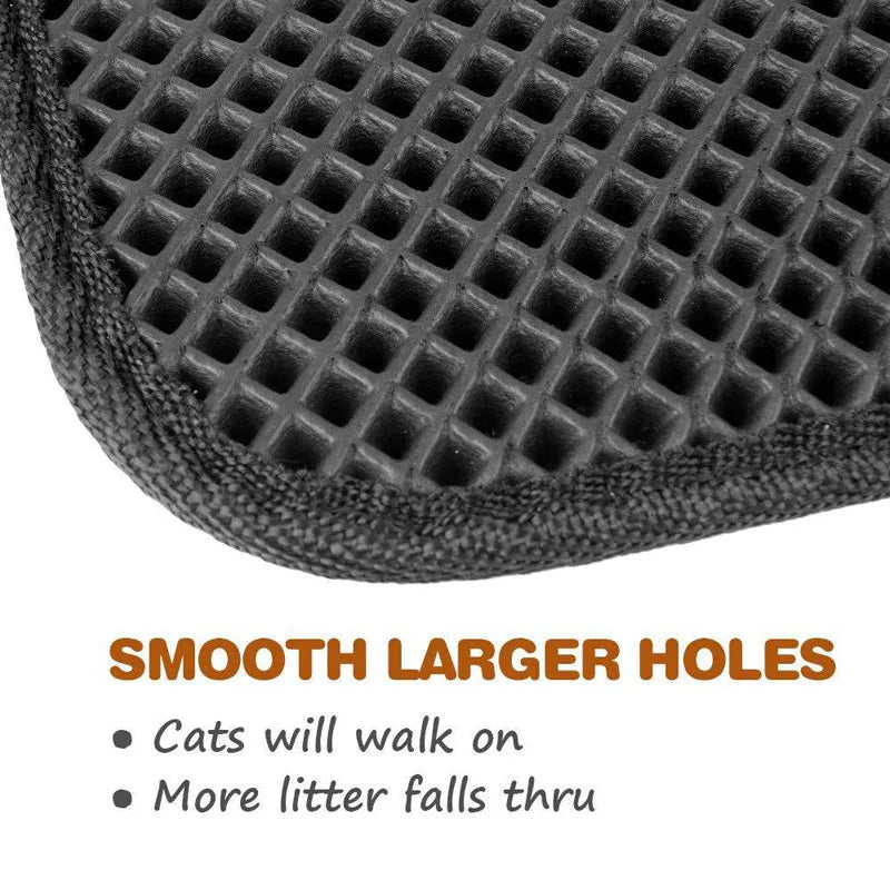 Waterproof Pet Cat Litter Mat EVA Double Layer at $14.97 from Truemartin