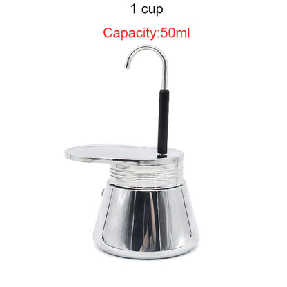 Moka Pot Stainless Steel Coffee Maker at $32.99 from Truemartin