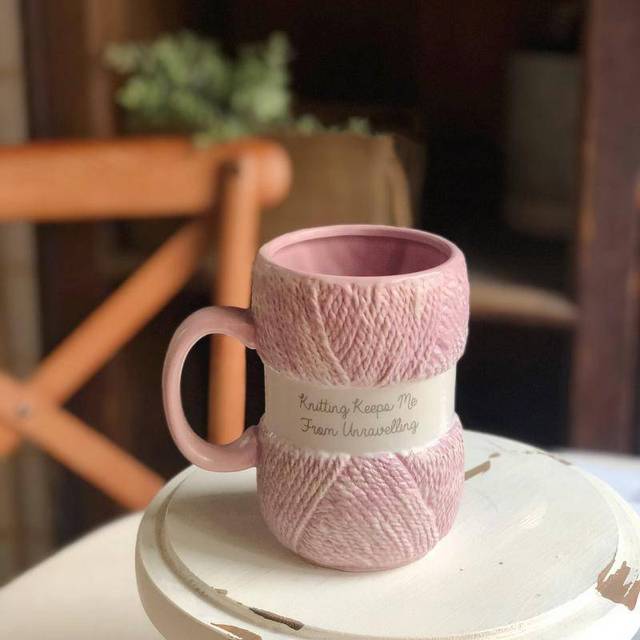 Creative Colorful Wool Ceramics Mugs at $24.98 from Truemartin