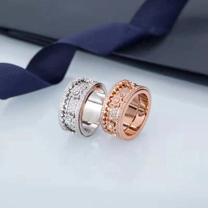 Gear Ring Luxury Rose Gold Silver Color at $24.97 from Truemartin