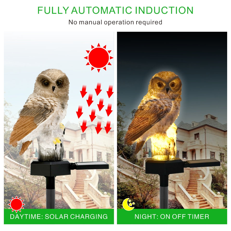 Solar Owl Garden Light at $29.95 from Truemartin