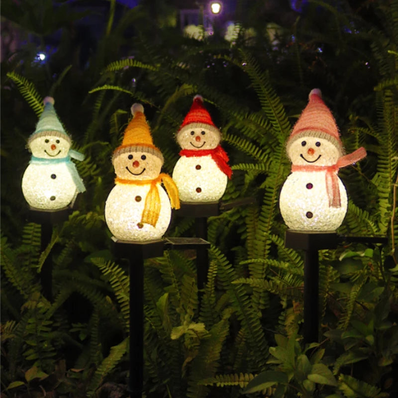Snowman Christmas Decoration Waterproof Solar Led Light at $19.98 from Truemartin