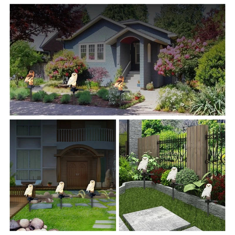 Solar Owl Garden Light at $29.95 from Truemartin