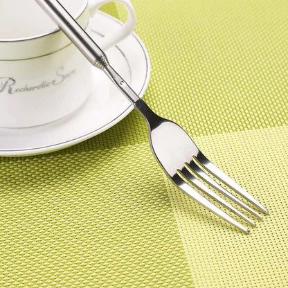 Telescopic Extendable Dinner Fruit Dessert Long Handle Fork at $11.95 from Truemartin