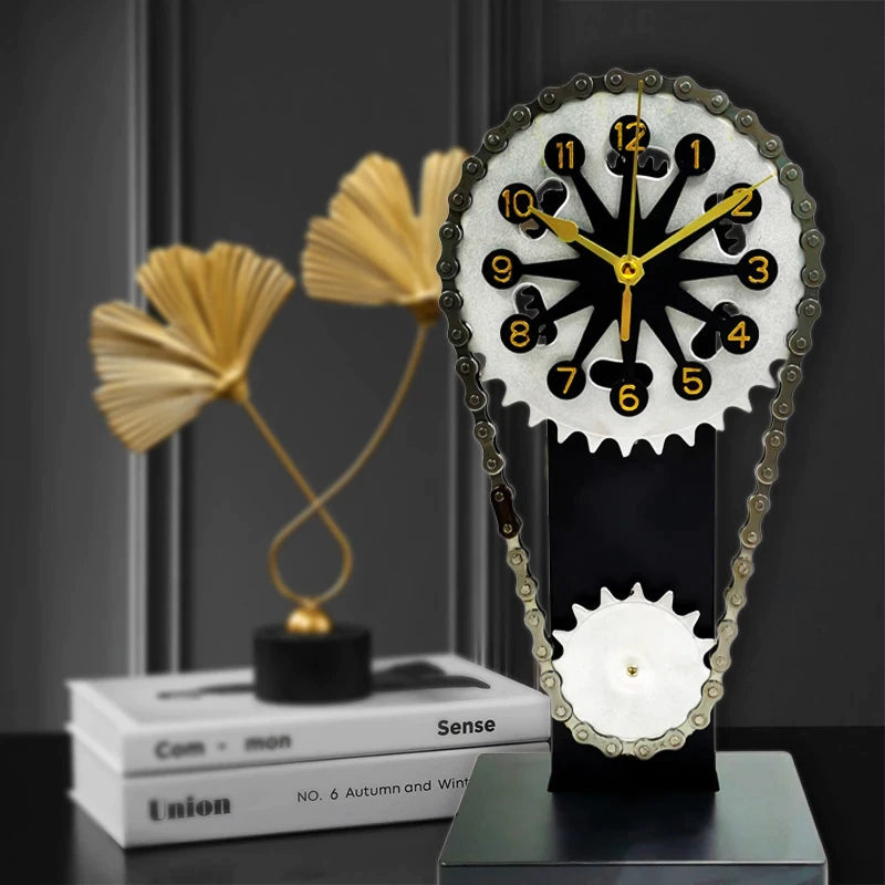 Vintage Rotating Gear Desk Clock at $54.80 from Truemartin
