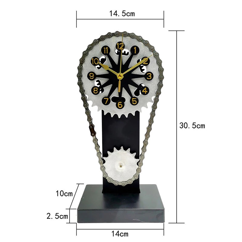 Vintage Rotating Gear Desk Clock at $54.80 from Truemartin