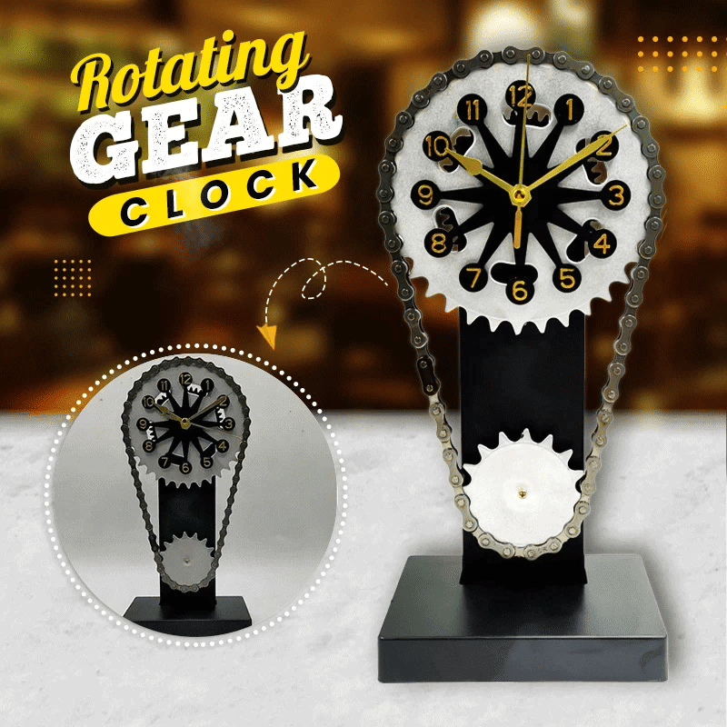 Vintage Rotating Gear Desk Clock at $54.80 from Truemartin